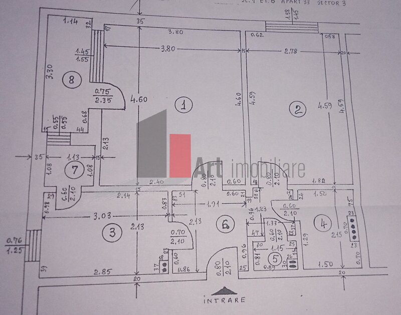 Dristor, apartament 2 camere, decomandat, exclusivitate!